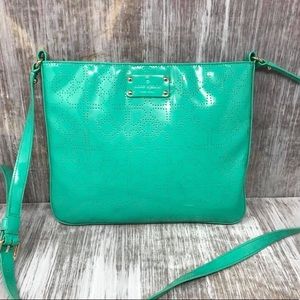 Kate Spade teal crossover